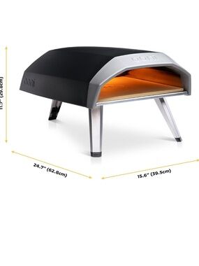 Ooni Black Portable Outdoor Pizza Oven - Black